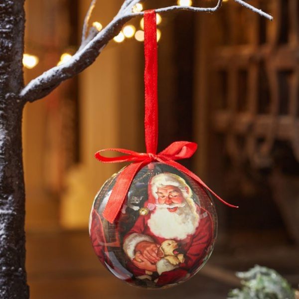 santa workshop bauble