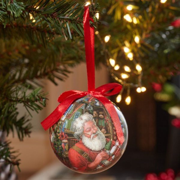 santa workshop bauble