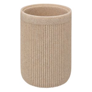 contemporary linen toilet brush holder