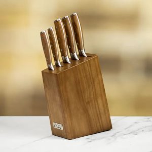 rf ashwood knife block set 6 piece