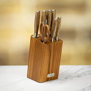 rf ashwood knife block set 8 piece