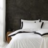 style sisters textured cotton king duvet set