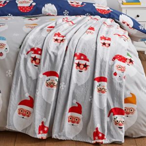 christmas santa spec tancula throw 130x170cm