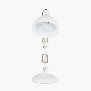 alonzo matt white angled task table lamp