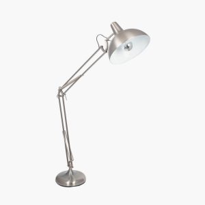 alonzo chrome metal task floor lamp