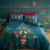 nutcracker green double duvet set