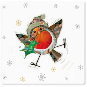 robin ceramic coaster