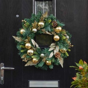 baubly wreath gold d40cm