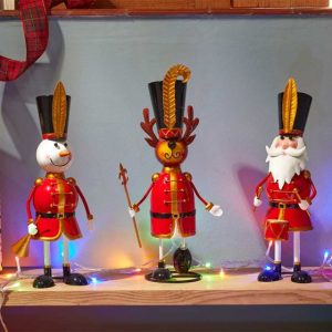 christmas captain metal h20cm 3 assorted