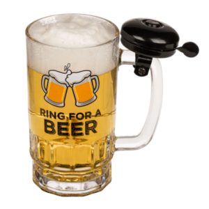 500ml beer glass with bell