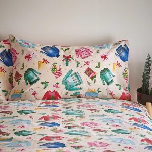 christmas jolly jumper double duvet set