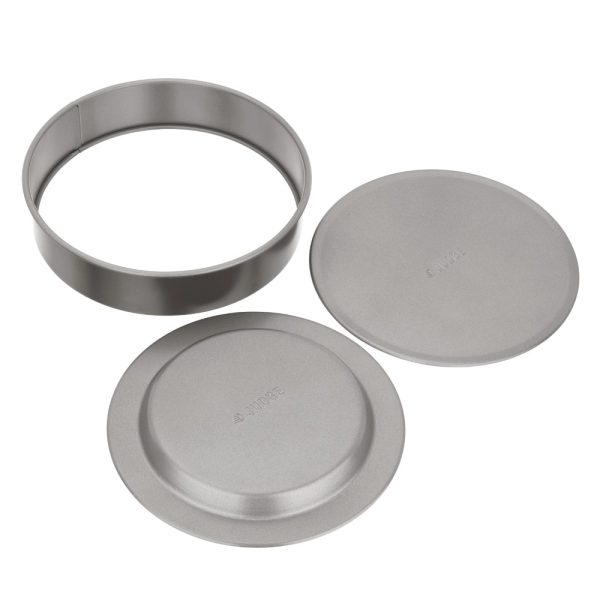 judge round flan tin with loose base