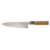 katana saya flame chefs knife olivewood 20cm