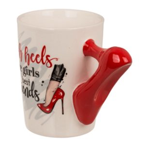 high heels mug in gift box 2 assorted