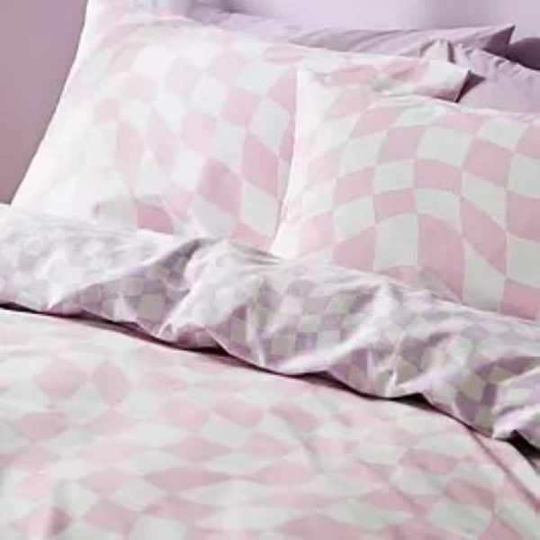 sassy b checkerboard wave king duvet set