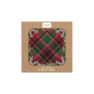 denby tartan noel placemats and coasters set of 6