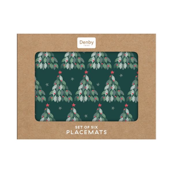 denby evergreen placemats and coasters set of 6