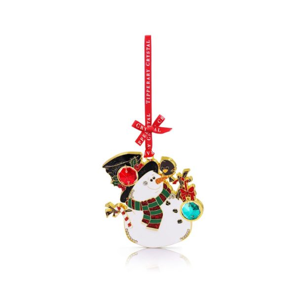 snowman gem decoration