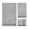 java stripe grey towel bale