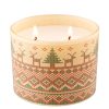 aynsley christmas jumper double wick candle