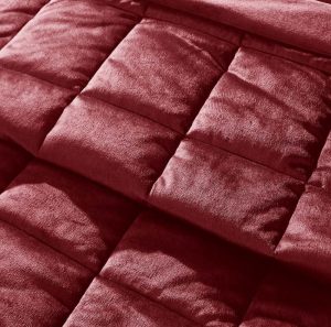 kingsley matt velvet raspberry bedspread