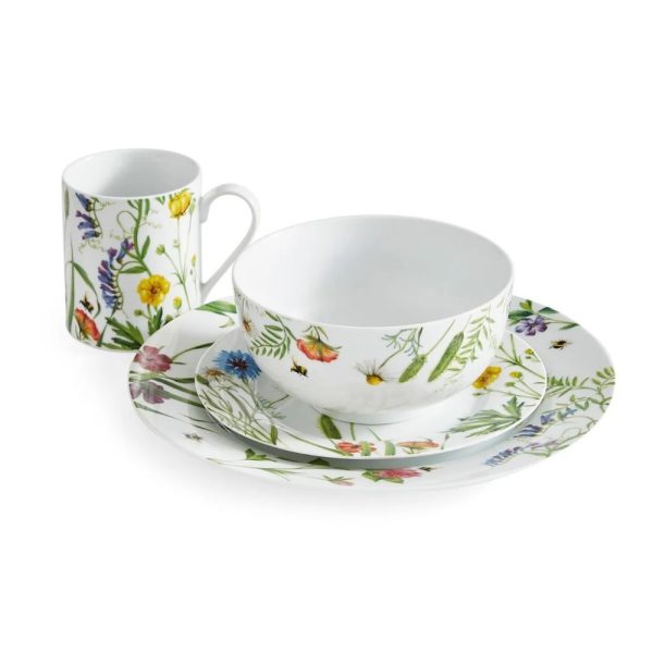 portmeirion porecelain bumble bee tableware set