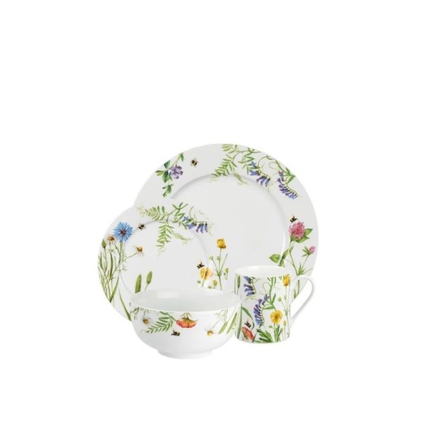 portmeirion porecelain bumble bee tableware set