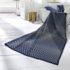 biederlack threads blue throw 150x200cm