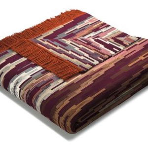 biederlack blanket zig zag red 180x140cm