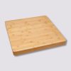 bamboo square chopping board 370x370x35mm