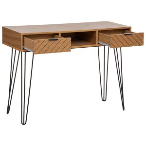 naomi 2 drawer console table 110x80x40cm